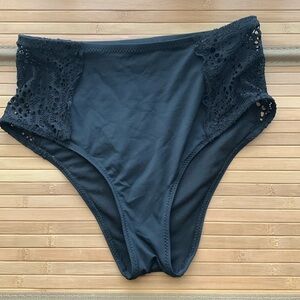 High waisted bikini bottoms